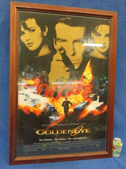 27" x 39" GoldenEye Framed Movie Poster - AAA Auction and Realty