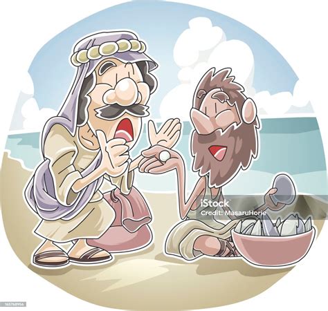 Parable Of The Pearl Stock Illustration - Download Image Now - Allegory ...