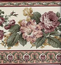 104 best Victorian Rose Wallpaper Border images on Pinterest | Rose ...