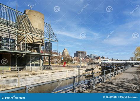 Montreal Port Special Train With Containers Editorial Photo | CartoonDealer.com #202976217