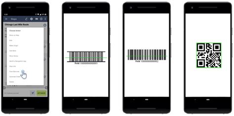 Route Planning App with Android Barcode Scanning Feature