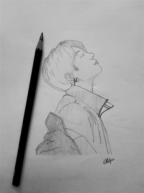 BTS pencil drawing in 2023 | Drawings, Pencil drawings, Pencil art drawings