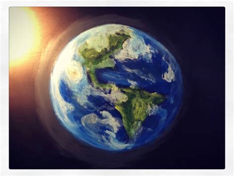 Planet Earth Painting