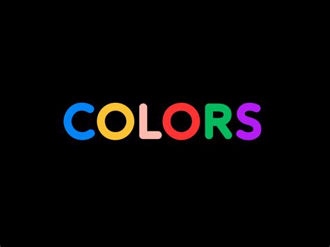 Colors by Sofie Nilsson on Dribbble