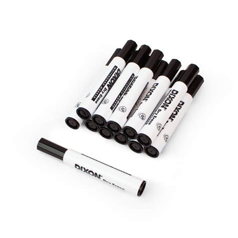 Dry Erase Markers, Black, Pkg. of 12 | Flinn Scientific