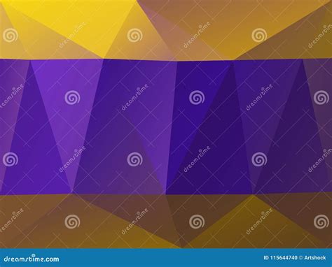 Purple and Gold Geometric stock vector. Illustration of decoration - 115644740