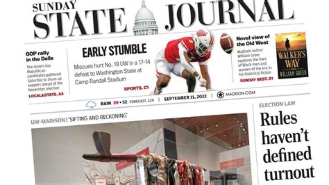 Read the Wisconsin State Journal E-Edition here