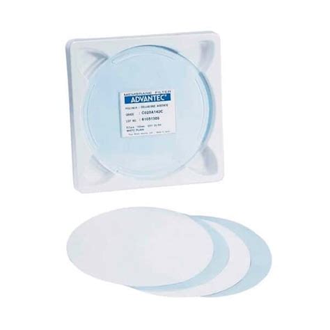 Advantec C020A293C Cellulose Acetate Membranes; 293 mm dia; 0.20 µm; 25/pack from Cole-Parmer