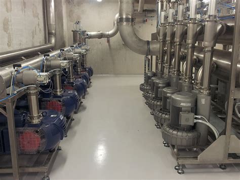 Development, production and regulation of central pumping groups and systems - Vacutech