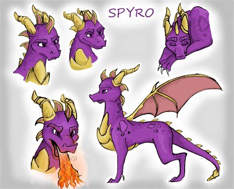 Spyro Concept art by Bluepisces97 on DeviantArt