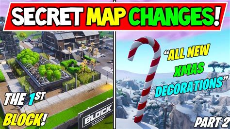 ALL *NEW* FORTNITE SECRET MAP CHANGES v7.10! - "THE 1st BLOCK" Early Gameplay! (Season 7 ...