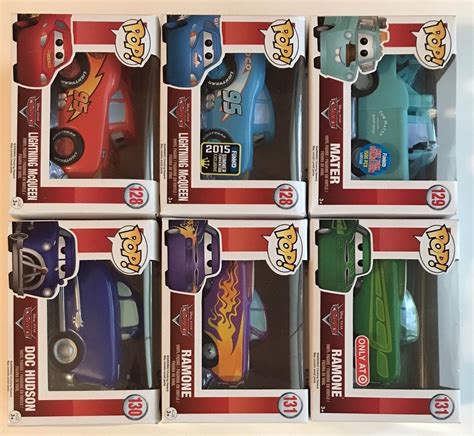 Cars Lightning McQueen (Disney, Target, SDCC Excl) Funko Pop Set ...