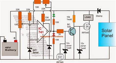 6 Volt Solar Panel Battery Charger Circuit Diagram