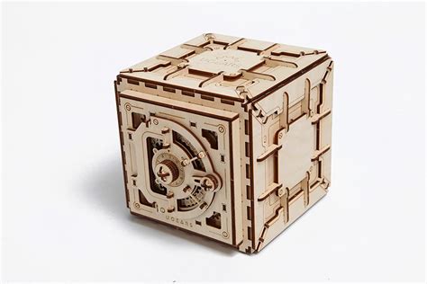 Ugears 3d Puzzles Safe Mechanical Models Wooden Puzzle Brain Teaser Construction Free CDR ...