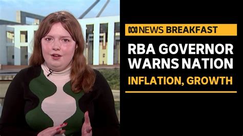 RBA governor warns to brace for higher inflation, lower growth | ABC ...