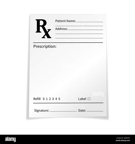 Printable Medical Rx Form - Printable Forms Free Online