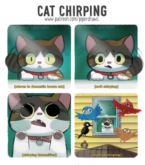 #2971. Cat Chirping - Comic by Cryptid-Creations on DeviantArt