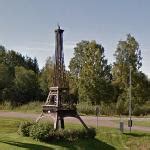 Eiffel Tower replica in Mora, Sweden (Google Maps)