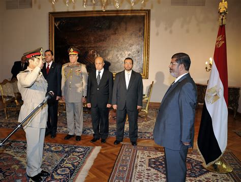 Egypt's president awards medals to sacked generals