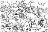 Dinosaur Coloring Pages Carnotaurus  Free Printable sketch template