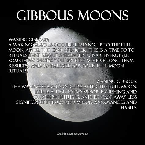 Waxing Gibbous Moon Magick Waning Gibbous Moon Magick | Moon spells ...