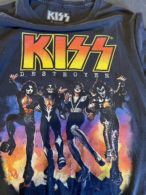 KISS Destroyer Album Cover T-shirt Size Small - Gem