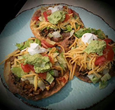 Ground Beef & Bean Chalupas | Mexican food recipes, Tasty dishes, Food