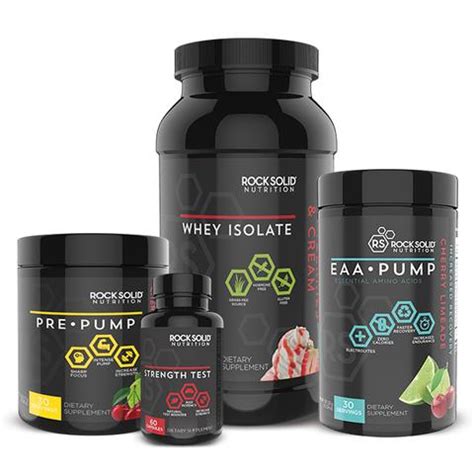 Rock Solid Nutrition Supplements - Mind Muscle Spirit