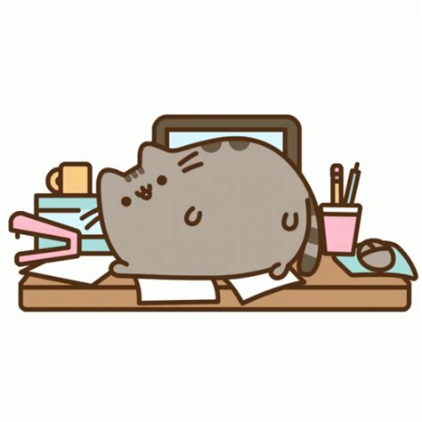 Pusheen Cute Sticker - Pusheen Cute Cat - Discover & Share GIFs