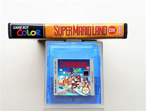 Super Mario Land DX & Case (FULL COLOR Enhanced Game) Color Rom Hack ...