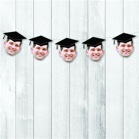 Graduation Banner with Face and Cap – PinkFish Shop