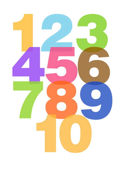 Numbers 1 To 10 Clipart | Free download on ClipArtMag