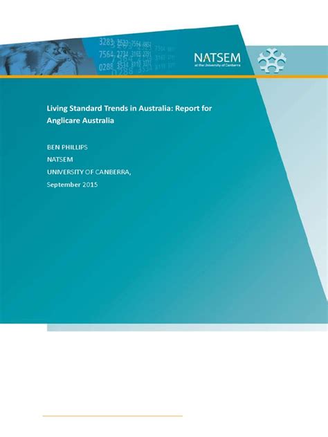 Australia - Living Standard Trends Final, Set2015 | PDF | Household ...