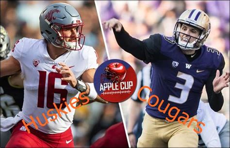 WSU vs UW - Husky vs Cougars Match for Apple Cup Football 2024