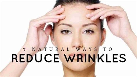 7 Natural Ways To Reduce Wrinkles - Erase Cosmetics