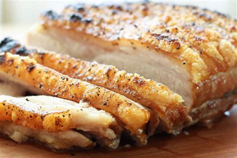 How To Cook Crackling Pork Belly - Barefeet in the Kitchen