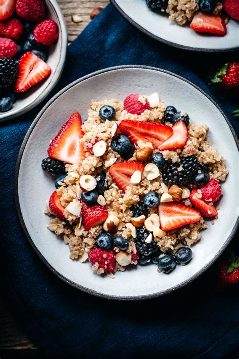 Breakfast Quinoa with Berries (Vegan) - Crowded Kitchen