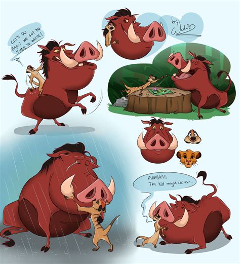 Timon X Pumbaa~ by FoxyWolxy on DeviantArt