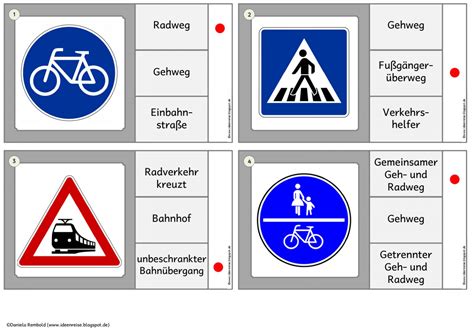 Seite 1 Von 10 | Verkehrserziehung Grundschule bei Verkehrsschilder ...