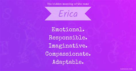 The hidden meaning of the name Erica | Namious