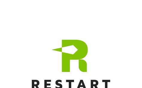 Restart R Letter Logo Template #76082 - TemplateMonster