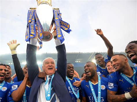 Leicester City champions: Soaked Claudio Ranieri celebrates 'crazy season' | The Independent