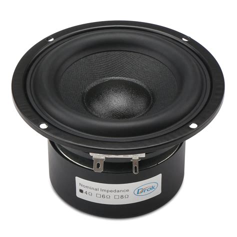 4-inch 4 ohms Audio Speaker Hi-Fi Subwoofer Speaker Audio Bass ...