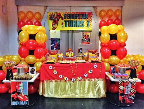 ironman themed party | Cumpleaños ironman, Fiesta ironman, Cumpleaños avengers