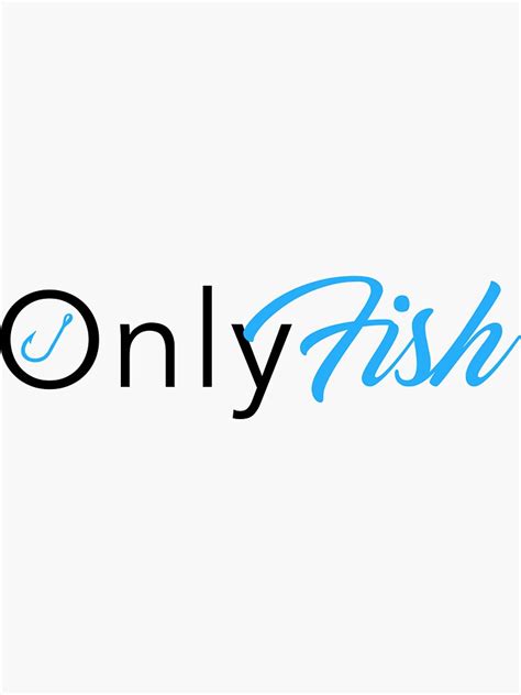 "Only Fish" Sticker for Sale by aclaggett | Redbubble