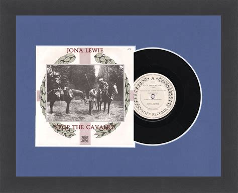 Jona Lewie Vinyl Record - "Stop the Cavalry" - Framed Vinyl Single - Original 1980 - Gift ...