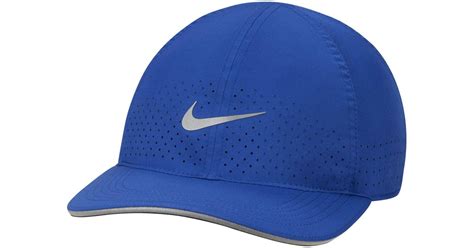 Nike Synthetic Dri-fit Aerobill Featherlight Perforated Running Cap in ...