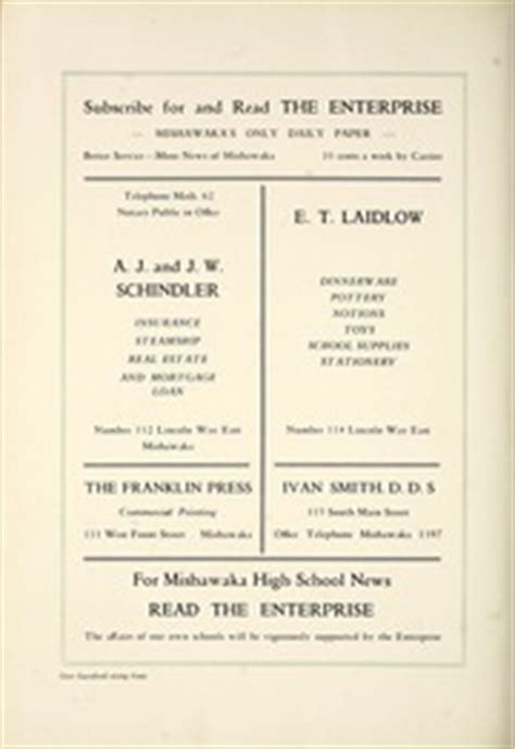 Mishawaka High School - Miskodeed Yearbook (Mishawaka, IN), Class of 1925, Page 178 of 198