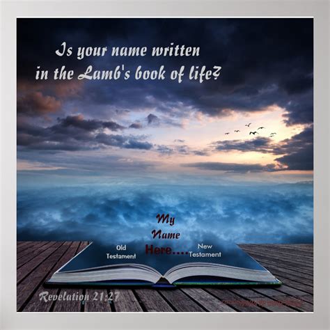 The Lamb's Book of LIfe Poster | Zazzle