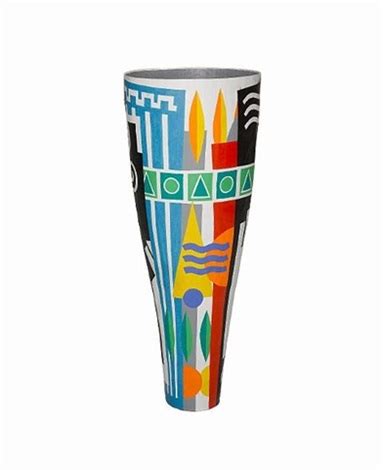 Festival floor vase by Malcolm Temple on artnet